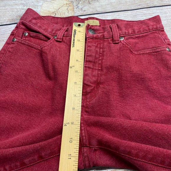 CASLON Red Stretch Denim Jeans 4L - Picture 10 of 13